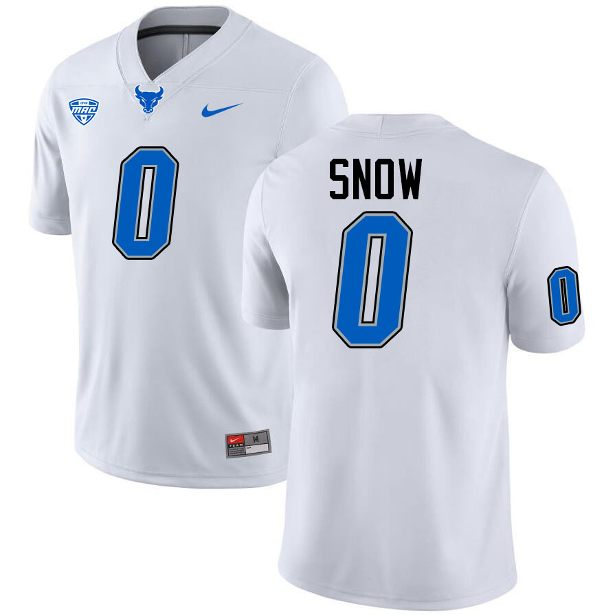 Victor Snow UB Bulls Jersey,University Of Buffalo Bulls #0 Victor Snow Jersey Youth-White